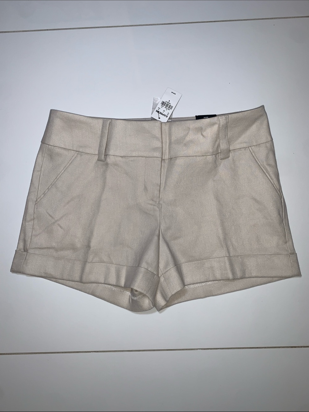 Express Women's Linen Cuffed Shorts